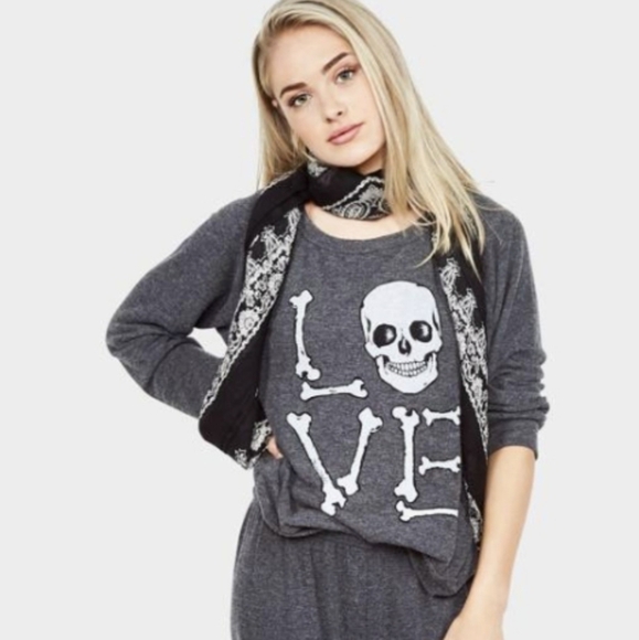Lauren Moshi Tops - Lauren Moshi Love Bones "sweater"